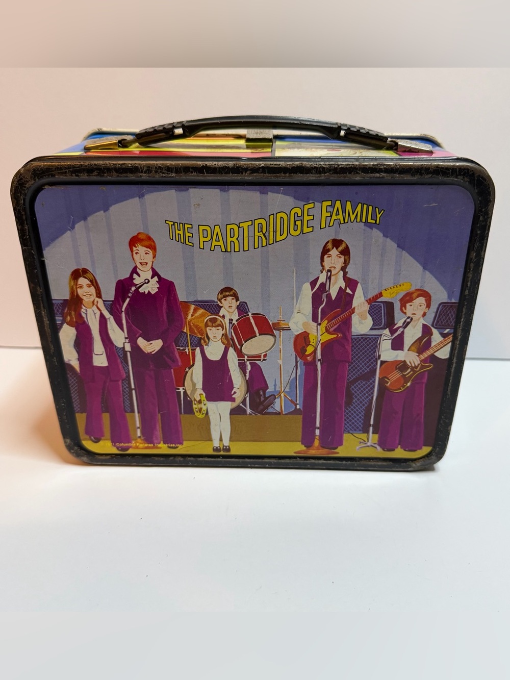 Vintage 1973 The Partridge Family Metal Lunch Box King-Seeley No Thermos